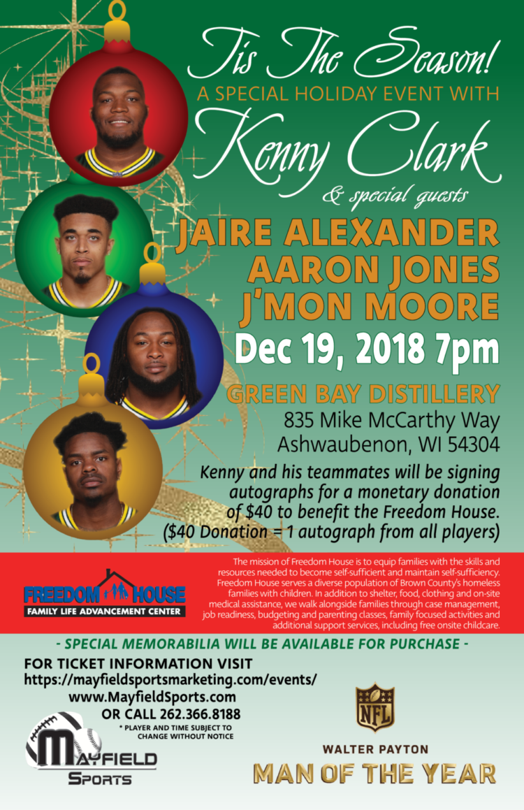 Kenny Clark Autograph Event