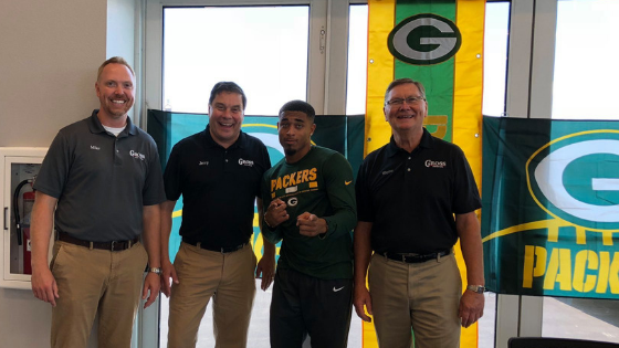 Jaire Alexander with Gross Motors team
