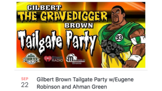 Ahman Green to Attend Final Tailgate Party of the Season