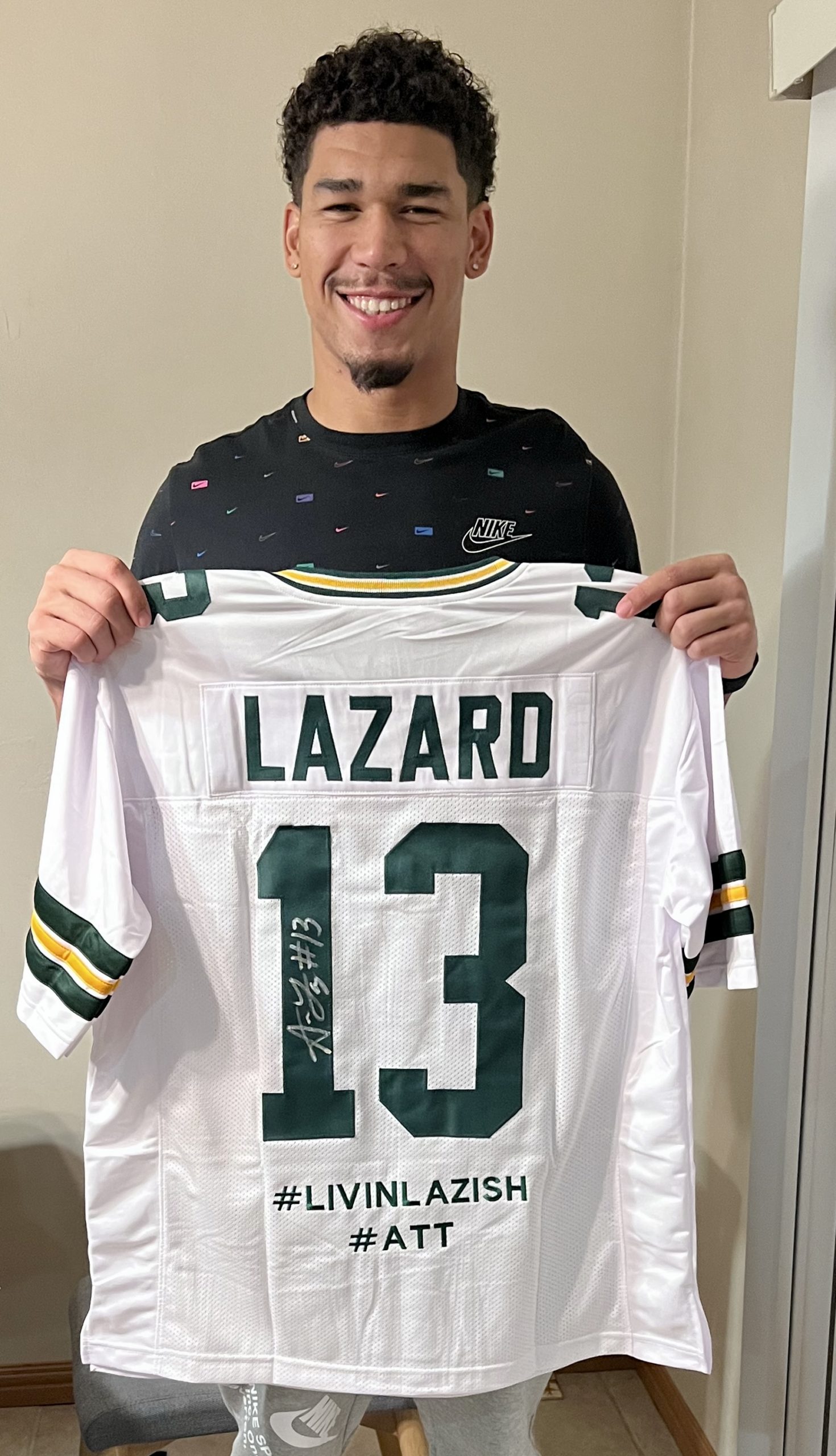 Allen Lazard Autographed Green Bay Packers Yellow NFL Football Jersey –  Meltzer Sports