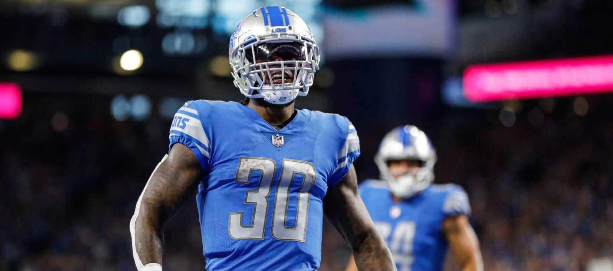 Lions' Jamaal Williams gives passionate speech to teammates